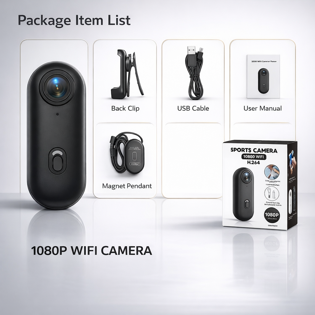 MAGCAM™ 4K - Caméra POV Magnétique